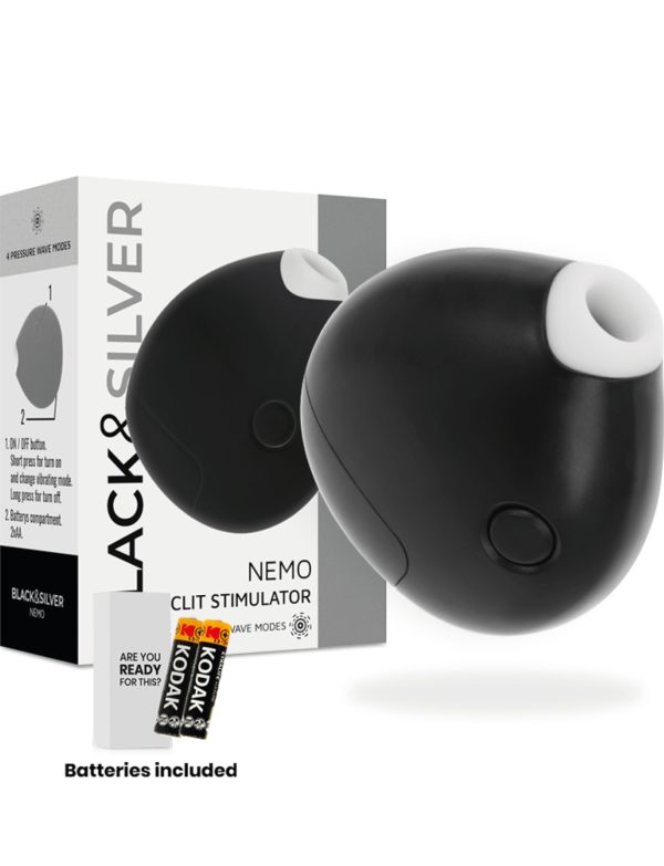 NEMO CLIT STIMULATOR Black&Silver