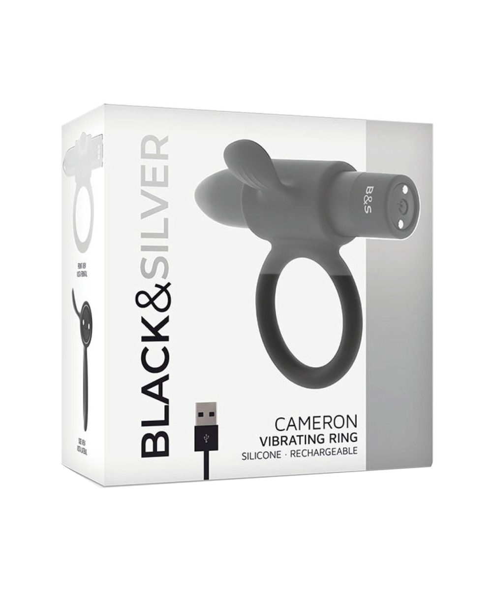 Cameron vibrateur anneau pelvien BLACK&SILVER – Image 2