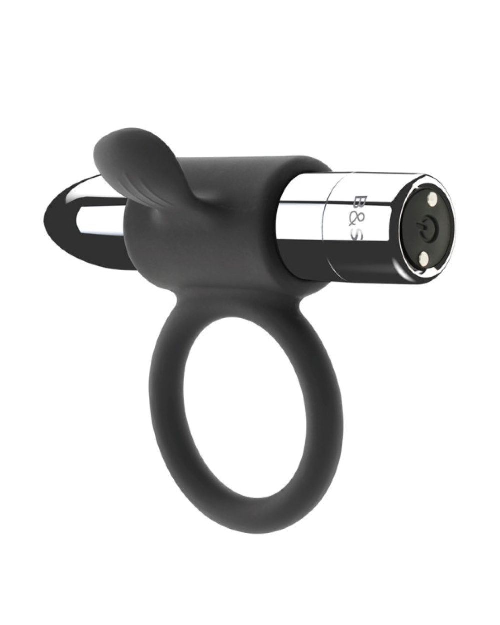 Cameron vibrateur anneau pelvien BLACK&SILVER
