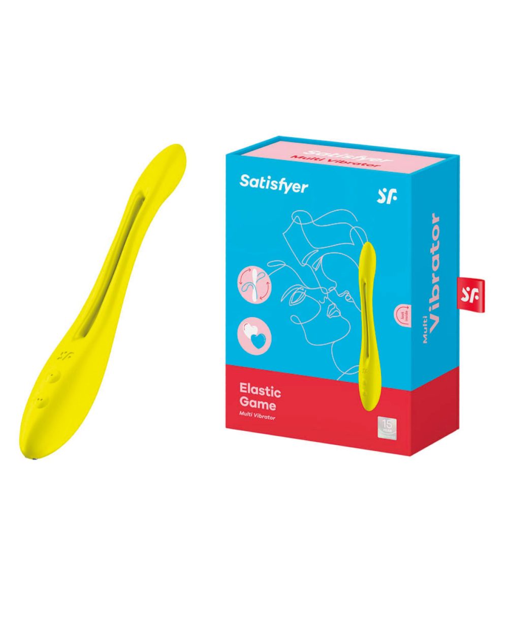 Multi-vibrateur Couple Elastic Game SATISFYER Rouge – Image 2