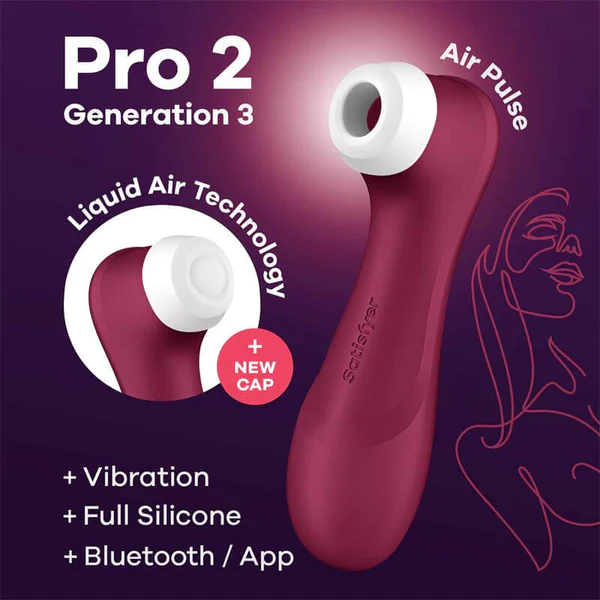 Satisfyer Pro 2 Generation 3 - Vibromasseur (Rouge)  SATISFYER