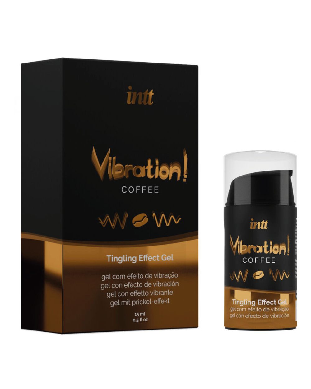 GEL VIBRANT LIQUIDE STIMULANT INTIME PUISSANT CAFE 15ML