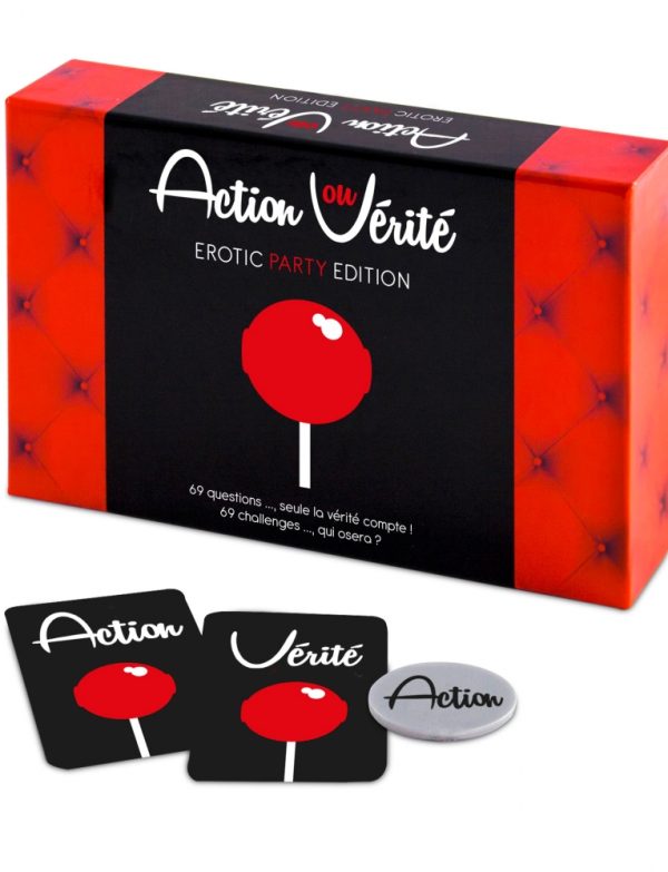 Jeu Coquin Action ou Vérité Erotic Party Edition
