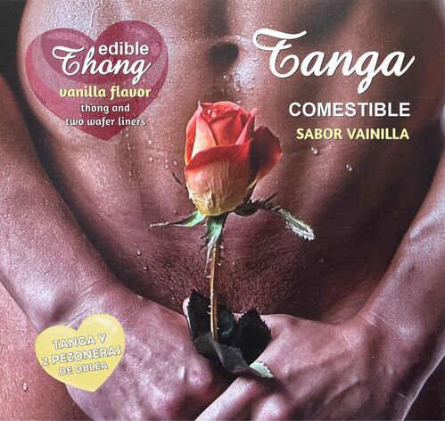 STRING ET DEUX CACHE TETONS VANILLE HOMME - TENGA