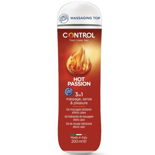 CONTROL HOT PASSION 3 IN 1 GEL MASSAGE 200 ML