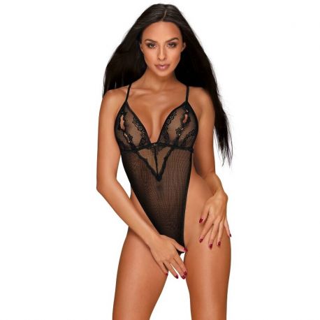 Millagro Body ouvert  L/XL - Noir Obsessive