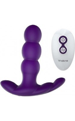 NALONE - VIBRATEUR ANAL PERLE AVEC TÉLÉCOMMANDE VIOLET