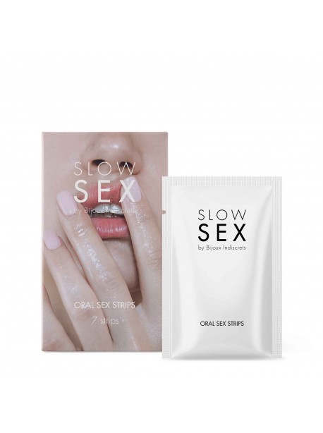 Feuilles de menthe pour sexe oral - Slow Sex - 7 unités BIJOUX INDISCRETS