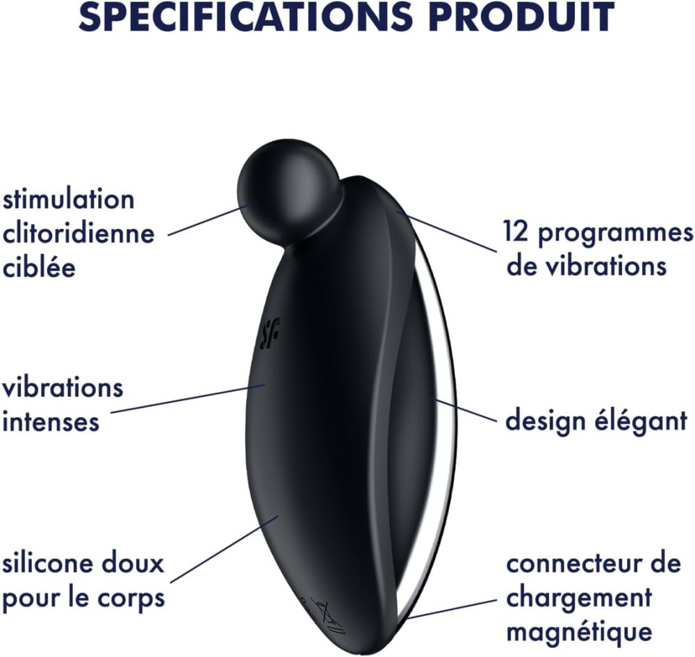 Satisfyer Spot On 2 | 9 cm | Vibromasseur à poser | Stimulation du clitoris – Image 2