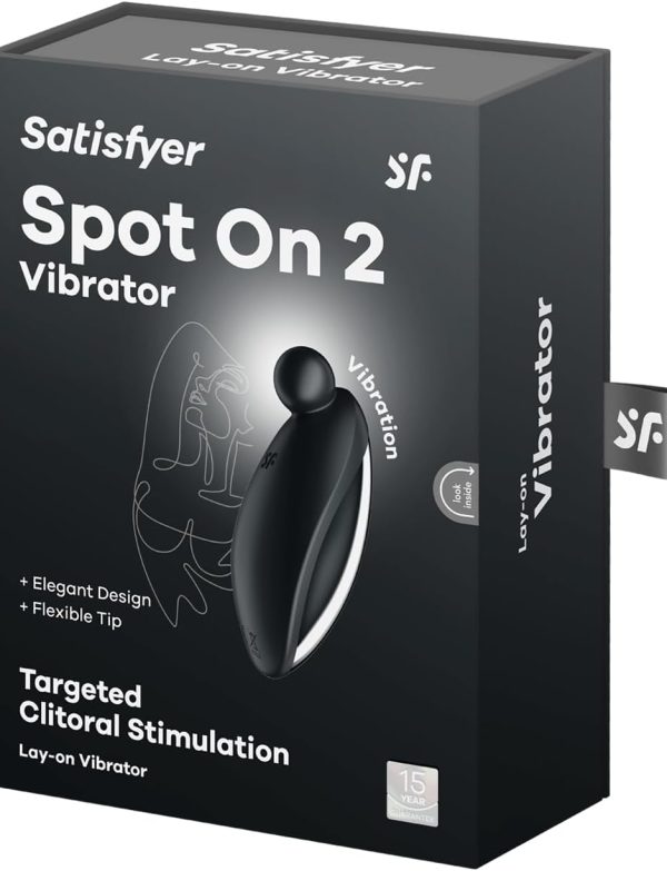 Satisfyer Spot On 2 | 9 cm | Vibromasseur à poser | Stimulation du clitoris