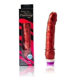 Vibrateur réaliste rouge 23cm BAILE