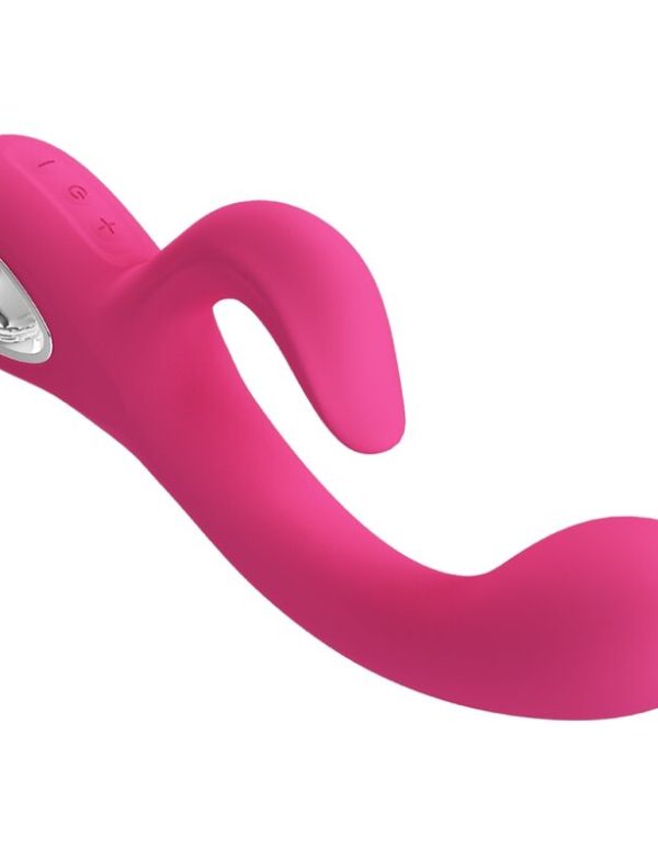 PRETTY LOVE – VIBRATEUR FRITZ RABBIT 12 VIBRATIONS ROSE