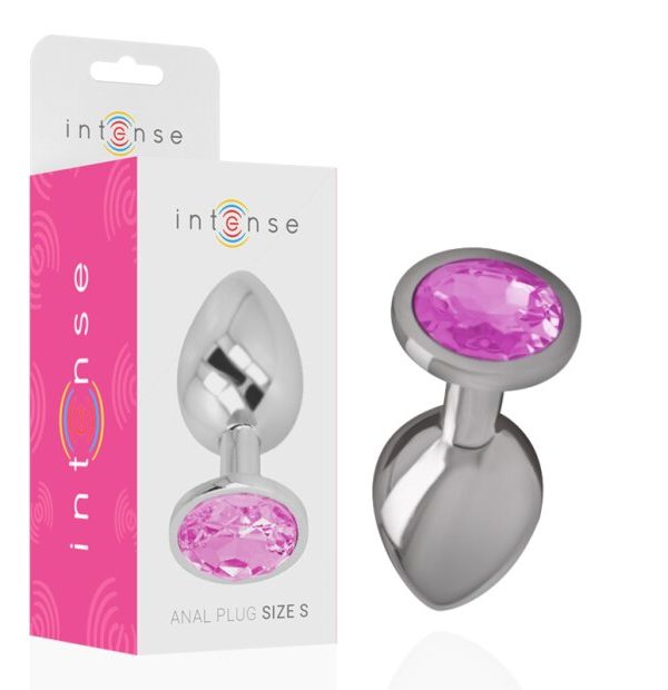 Plug Anal Métal Rose Taille S