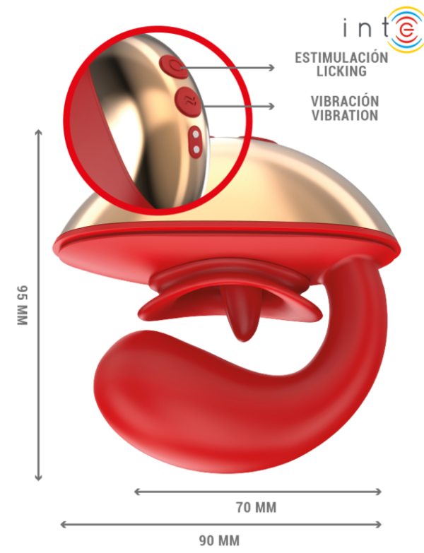 INTENSE – VIBRATEUR STIMULATEUR FORME DE U